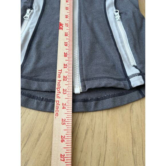 Lululemon Define Jacket SLIMMIMG Stripes Full Zip walking outdoor gym womens 6 - Picture 8 of 14